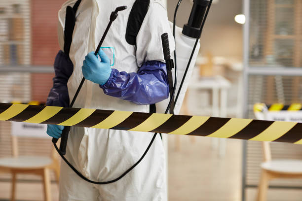 Professional Blood Cleanup technician working in Orange, TX